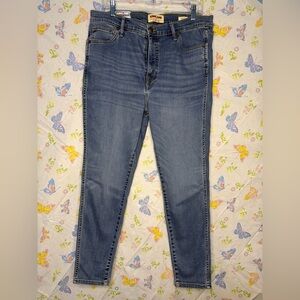Kirkland Signature High-Rise Skinny Jeans Light Blue Size 14 NWT